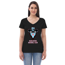 Load image into Gallery viewer, Women’s recycled v-neck t-shirt