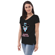 Load image into Gallery viewer, Women’s recycled v-neck t-shirt