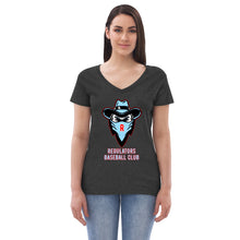 Load image into Gallery viewer, Women’s recycled v-neck t-shirt