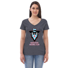 Load image into Gallery viewer, Women’s recycled v-neck t-shirt
