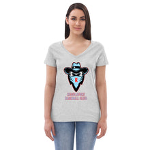 Load image into Gallery viewer, Women’s recycled v-neck t-shirt