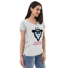 Load image into Gallery viewer, Women’s recycled v-neck t-shirt